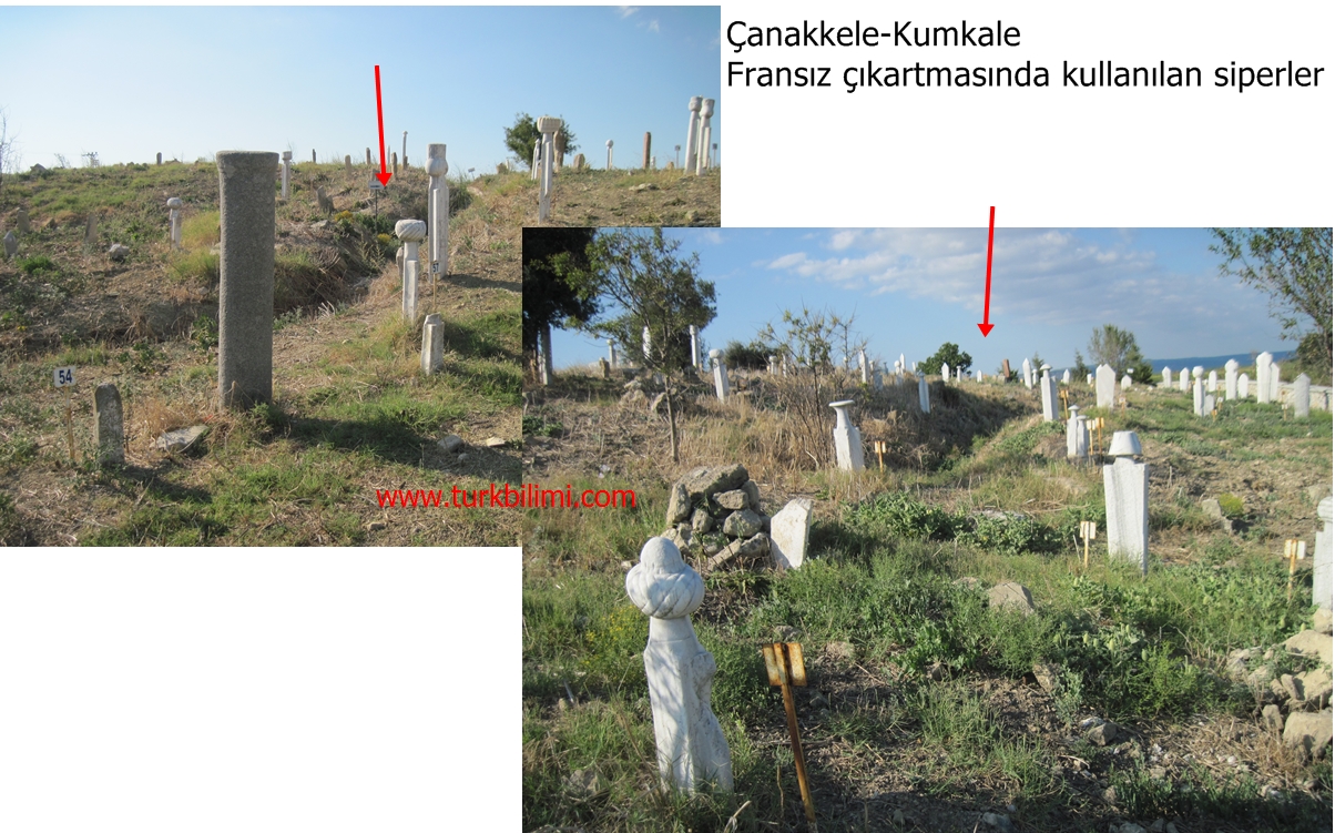 Çanakkele-Kumkale Fransız çıkartmasında kullanılan siperler