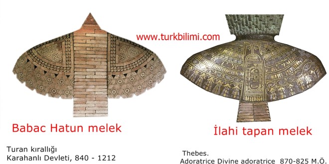 Tebes ve Turan kırallığında melek tamgaları-