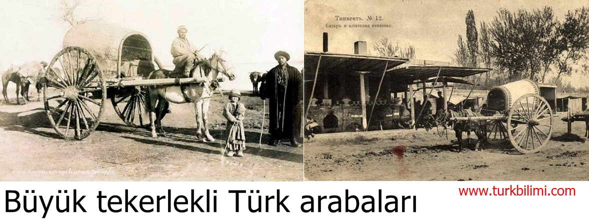 Büyük tekerlekli Türk arabaları