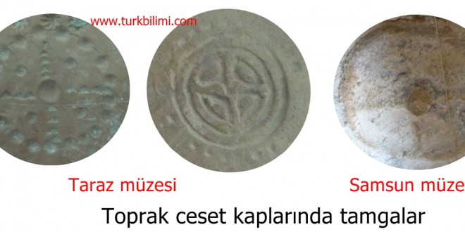 Toprak ceset kaplarında tamgalar
