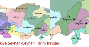 Türkiye Seyhan-Ceyhan Tarım havzası